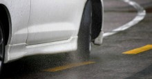 Car on wet road. Photo ID 15126480 © Nikita Zabellevich | Dreamstime.com